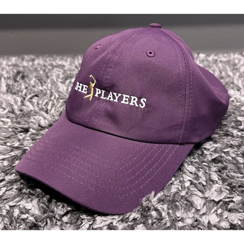 The Players Hat Juniors Fit Purple Imperial Adjustable TPC Championship Golf